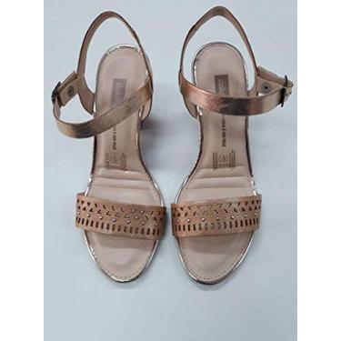 Imagem de sandalia dakota dourada Z3763 salto 9 cm altura