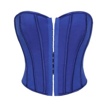 Imagem de Espartilho com botões para mulheres de Halloween é modelador de top co