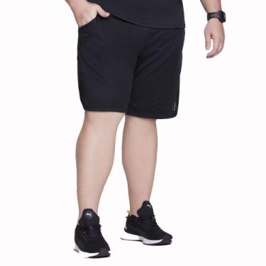 Imagem de Bermuda Masculina Selene 24930-002 Plus Size, Slx550, Preto, X3