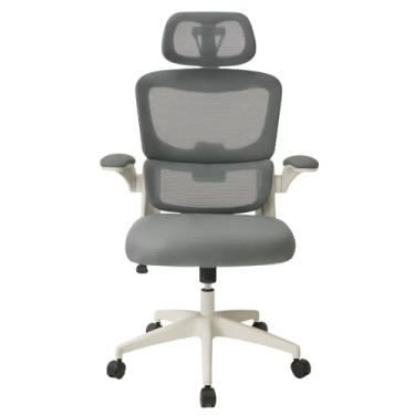 Imagem de Brin7 - Cadeira De Escritório Com Apoio De Lombar 3d Brin7 B7-010-br Branco Malha