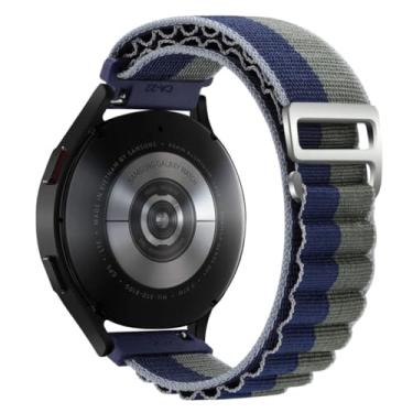 Imagem de EZZON Pulseira de 20 mm e 22 mm para Samsung Galaxy Watch 6/4/5/Pro/classic/active 2/Gear S3 Alpine Loop Correa para HUAWEI GT 2 4 3 Pro, 20mm, Ágata