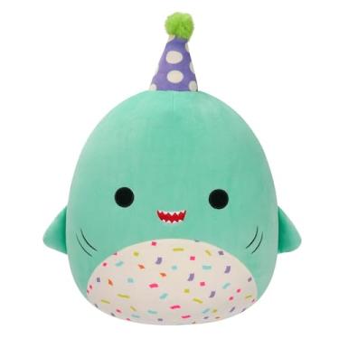Imagem de Squishmallows 10" Sharon The Shark with Birthday Hat