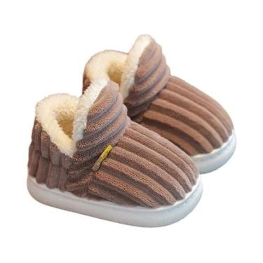 Imagem de Chinelos De Inverno Para Crianças, Antiderrapantes, Sola Macia, Quente
