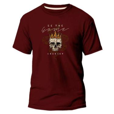 Imagem de Camiseta Básica Algodão Premium Estampa Digital Coroada Skul - Pavesi,