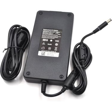 Imagem de Adaptador CA 240W 180W 19,5V 12,3A Carregador de Laptop Substituição para Dell Alienware 13 15 17 R1 R2 R3 R4 R5 M17 M15 M11X M14X M17X M18X G3 G5 G7 Precision 7710 7733 0 754 0 7520 M6500 M6600 com