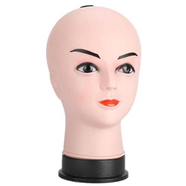 Imagem de Semme Cabeça de Manequim para Prática de Maquiagem Profissional, Modelo de Cabeça de Treinamento de Cosmetologia Em PVC de para Estudantes de Salão e Prática de