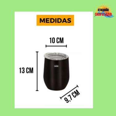 Imagem de Copo Térmico Verde Mor 360ml Inox P/ Água Cerveja Café, Verde