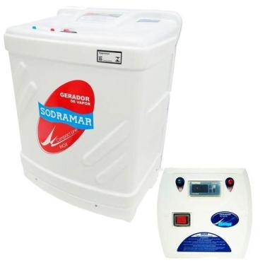 Imagem de Gerador de Vapor Inox para Sauna 9,0Kw 220V c/ Quadro Digital SODRAMAR