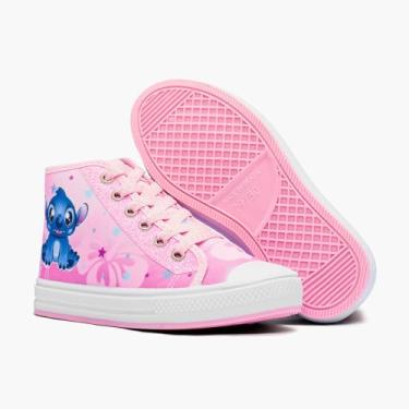 Imagem de tenis feminino infantil (Rosa, BR, Criança de 9 a 12 anos, Faixa Numérico, 27, 28)