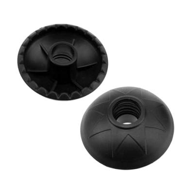 Imagem de 2 cestas de lama para bastões de caminhada, cesta redonda de neve para esqui, acessório de substituição de bengala de caminhada, pontas de mastro para uso ao ar livre