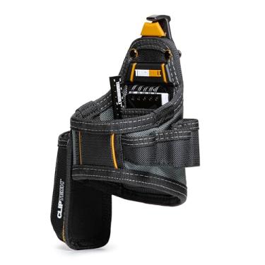 Imagem de ToughBuilt - Bolsa utilitária, fita adesiva e bolsa para faca + caderno e lápis, organizador de cinto de ferramentas resistentes, bolsa multifuncional e acessórios