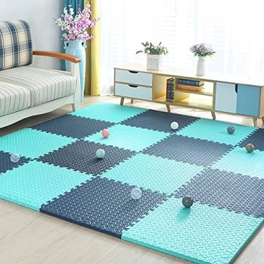 Imagem de Tapete para juntas de canto infantil 60 x 60 x 2,5 x 4 tapetes de chão para prevenção de arranhões tapete de almofada (cor 19 60 * 60 * 2,5 * 16)