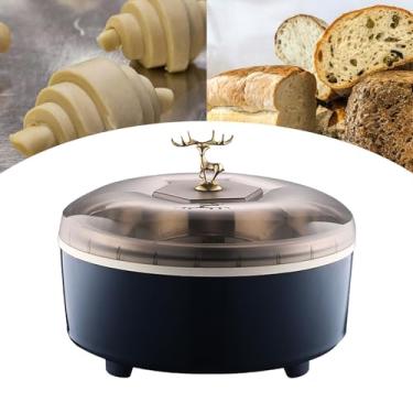 Imagem de ZDJZMGZ Máquina de fermentação de pão Sourdough, cesta à prova de pão com forro de aço inoxidável, controle de temperatura de 30 a 65 °C + função de tempo, caixa à prova de iogurte, com 2 prateleiras