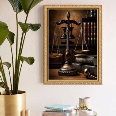 Imagem de Quadro Decorativo Balança Direito 33X24Cm