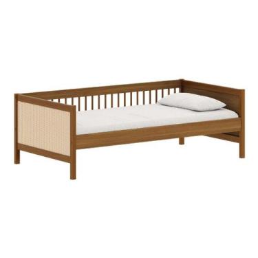 Imagem de Cama com Palhinha Natural Paglia  Nogueira - Quater