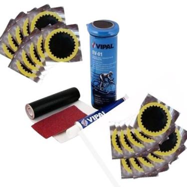 Imagem de Kit Remendo Pneu Camara de Aro 26 Aro 29 Speed Reparos Vipal