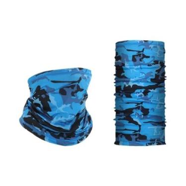 Imagem de Lenço De Cabeça Unissex Respirável De Seda Gelada, Bandana Para Motoci