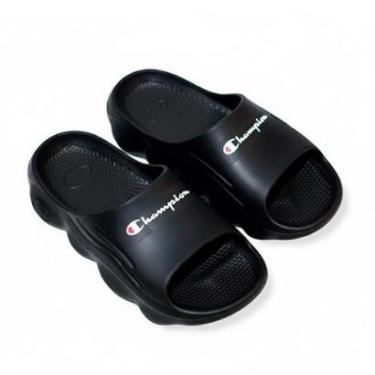 Imagem de Chinelo Champion Nuvem Spheric Script Preto-Unissex