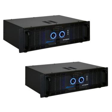 Imagem de KIT 2 AMPLIFICADORES POTÊNCIA ONEAL OP-3600 700W RMS COR:Preto, Preto