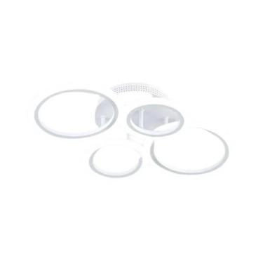 Imagem de Lustre De Teto LED Moderno Em Forma De Anel Para Iluminação Residencia