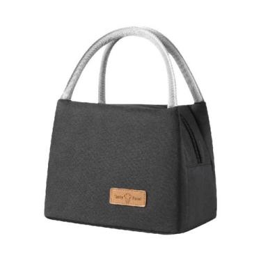 Imagem de Bolsa Térmica Portátil Feminina Para Almoço, Bolsa Refrigerada Transve