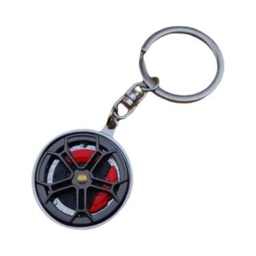 Imagem de Chaveiro De Roda De Liga Leve E Disco De Freio, Acessório Automotivo C