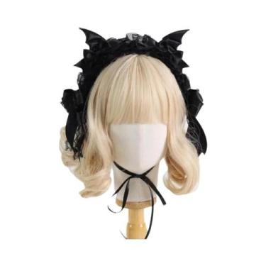 Imagem de Tiara De Morcego Para Crianças, Acessório De Cabelo Para Festas De Hal