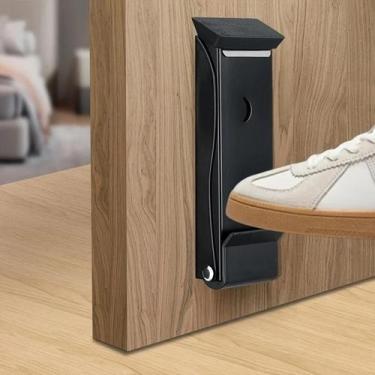 Imagem de Batente De Porta Ajustável Reforçado Com Montagem No Chão, Ponta De Bo