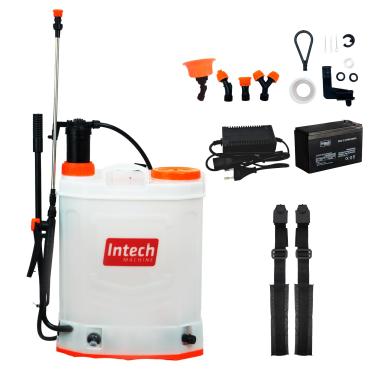 Imagem de Pulverizador 20l Costal Bateria Elétrico e Manual GPM2000 Intech Machine, Laranja