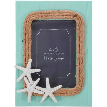 Imagem de Porta Retrato Decoração Estrela Do Mar Artesanal Vertical