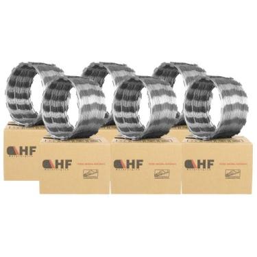 Imagem de Cerca concertina simples galvanizada 30cm 60 metros - HF CENTRAL