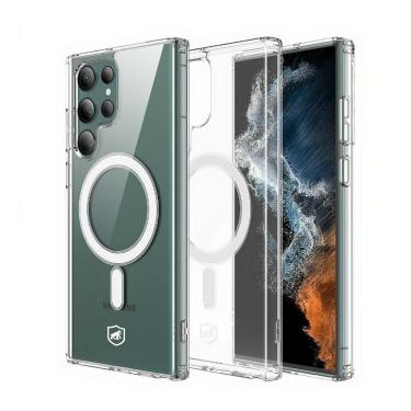 Imagem de Capa Magsafe Para Samsung Galaxy S22 Ultra - Transparente - Gshield