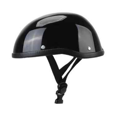 Imagem de Capacete De Motocicleta Unissex Retrô Vintage Ultraleve Meio Capacete 