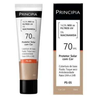 Imagem de Protetor Solar Facial Principia Fps 70 Ps-05 Cor 3.0 30Ml