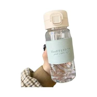 Imagem de Garrafa De Água Estudantil De 500ml À Prova De Vazamentos Com Canudo, 