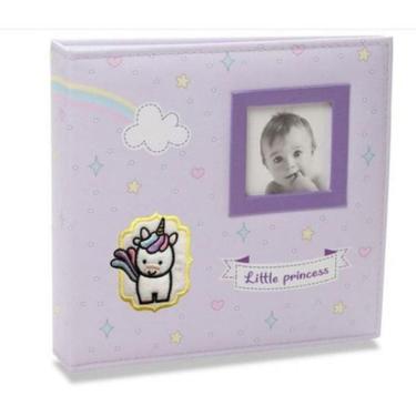 Imagem de Álbum 100 Fotos 10x15 + 50 Fotos 15x21 Bebe Tecido Ical 814