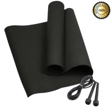 Imagem de Tapete De Eva Academia/Pilates/Yoga 120X50Cm + Corda Pvc - Cheers