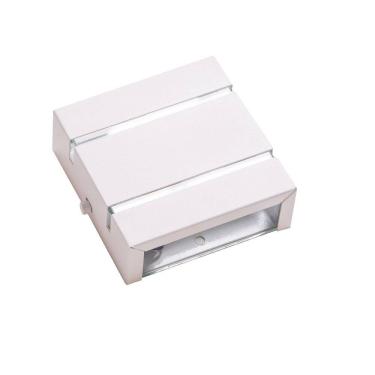 Imagem de Arandela Externa De Parede 2 Focos E 2 Frisos Branca Ar1112