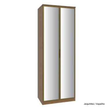 Imagem de Guarda Roupa Modulado 02 Portas de Vidro 234cm Setiba - Móveis Rimo, J