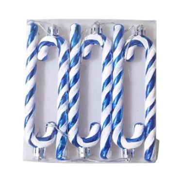 Imagem de Enfeites De Natal Em Forma De Bastão De Açúcar Para Decoração De Festa