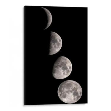 Imagem de Quadro decorativo Fases da Lua Ascendente - Art Canvas, 120 x 80 cm, B