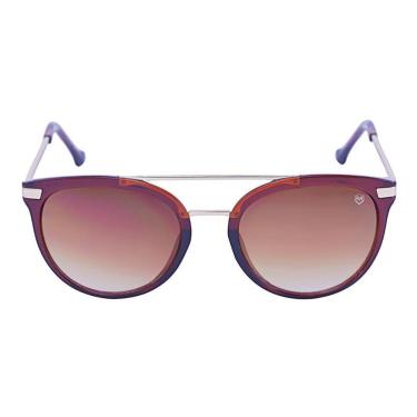 Imagem de Óculos de Sol Feminino Aviador Redondo Acetato/Metal Mackage - Ophelia-Feminino