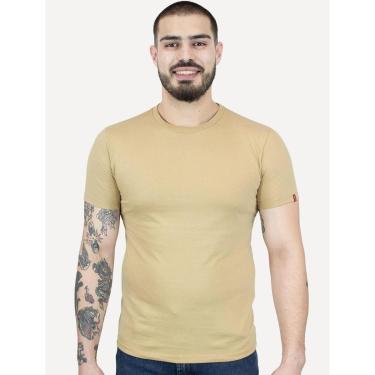 Imagem de Camiseta Levis Masculina Slim Tag Lisa Cáqui-Masculino