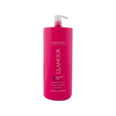 Imagem de Shampoo Cadiveu Glamour 3L Profissional elimina frizz hidrata protege 