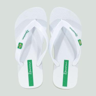 Imagem de Chinelo Ipanema Brasil Branco, Bb, Branco, Branco, 39/40