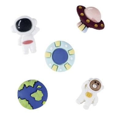 Imagem de Peças 3D Decoração Sestini Studio - Astronautas, Colorido