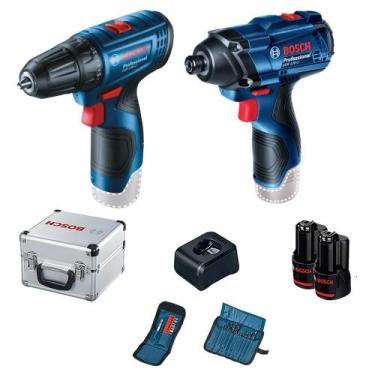 Imagem de Kit Parafusadeira GSR 120-LI/Chave de Impacto GDR 120-LI, 12V 2 bateri
