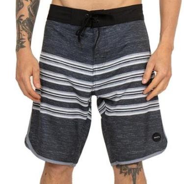 Imagem de Bermuda RVCA Mid Stripes SM26 Masculina-Masculino