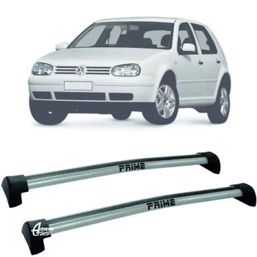 Imagem de Rack Teto Aluminio Prime VW Golf Sapão MK4 99-05 Prata PR089