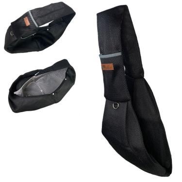 Imagem de Bolsa de Transporte Canguru Cao Gato Animal Malha Respiravel Tira de Ombro Tecido Confortavel Resistente